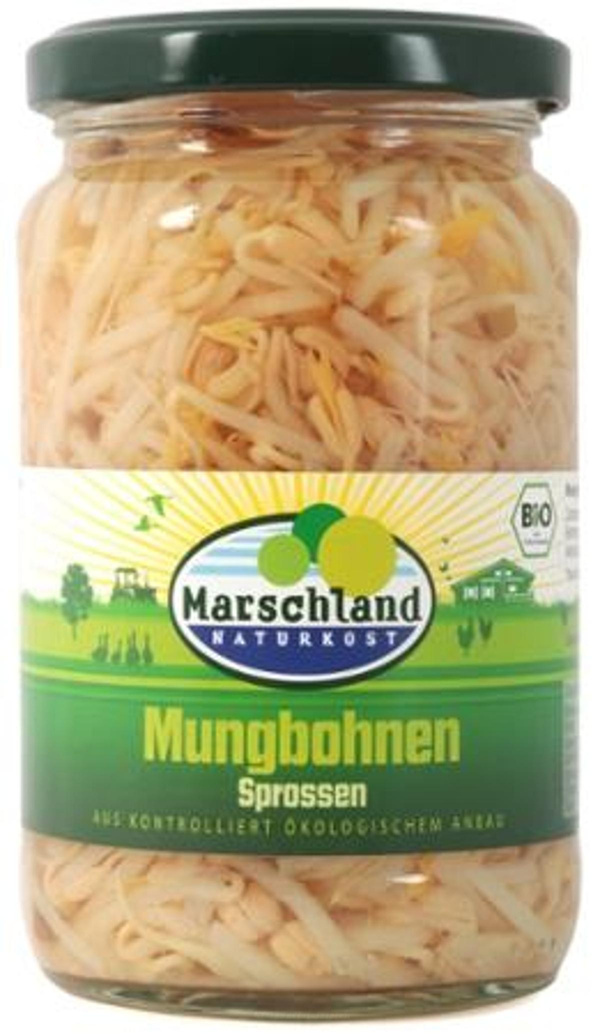 Produktfoto zu Mungobohnensprossen Glas MAR