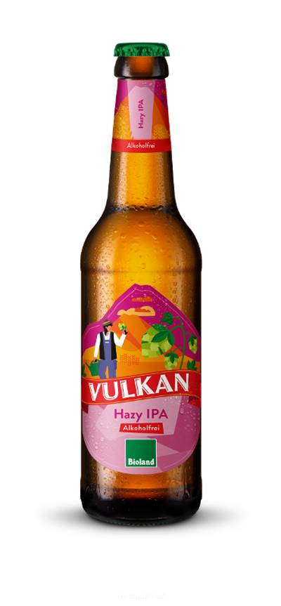 Produktfoto zu Vulkan Bier Hazy IPA alkoholfr