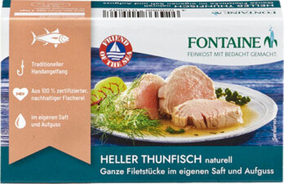 Produktfoto zu Heller Thunfisch natur (FON)
