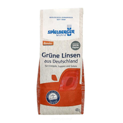Produktfoto zu Linsen grün 400g (SPI)