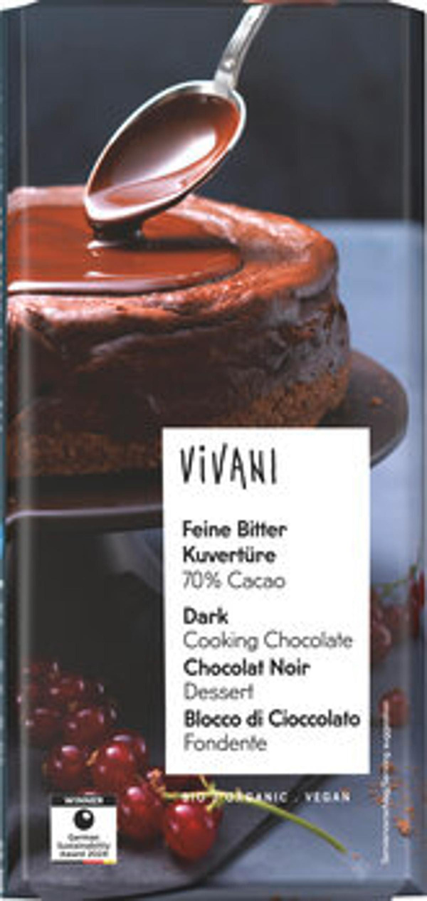 Produktfoto zu A-Feine Bitter Kuvertüre 200g