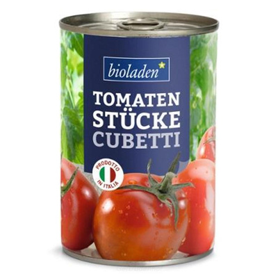 Produktfoto zu Tomatenstückchen Cubetti 400g