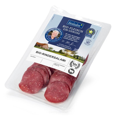 Produktfoto zu Rindersalami Scheiben 80g WBI