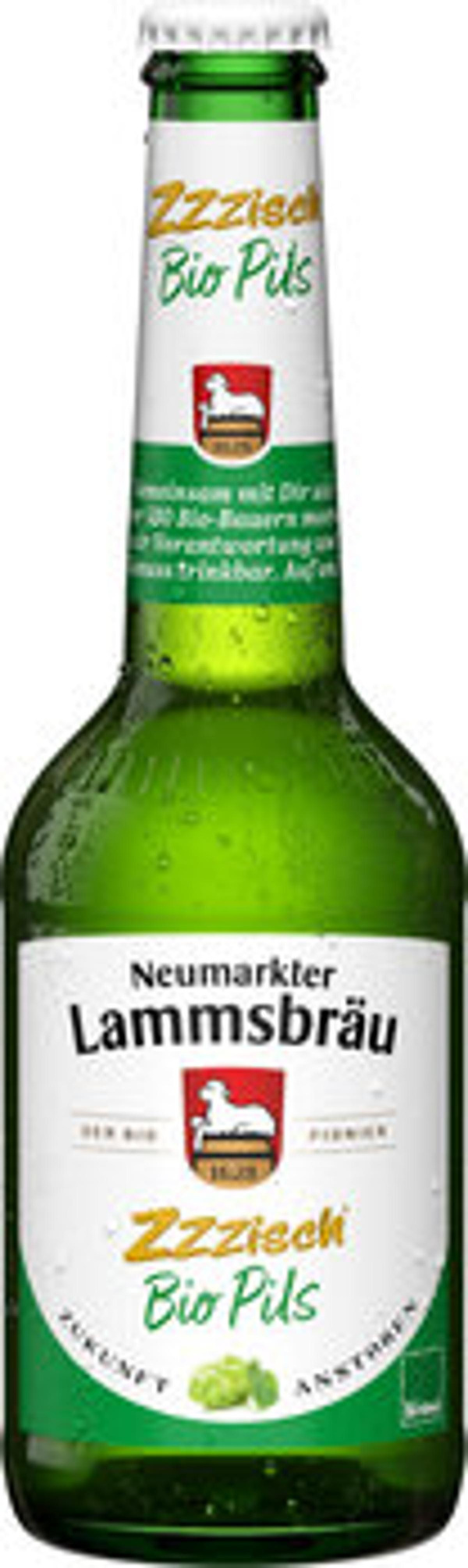 Produktfoto zu Lammsbräu Bio Pils Zisch 0,33L