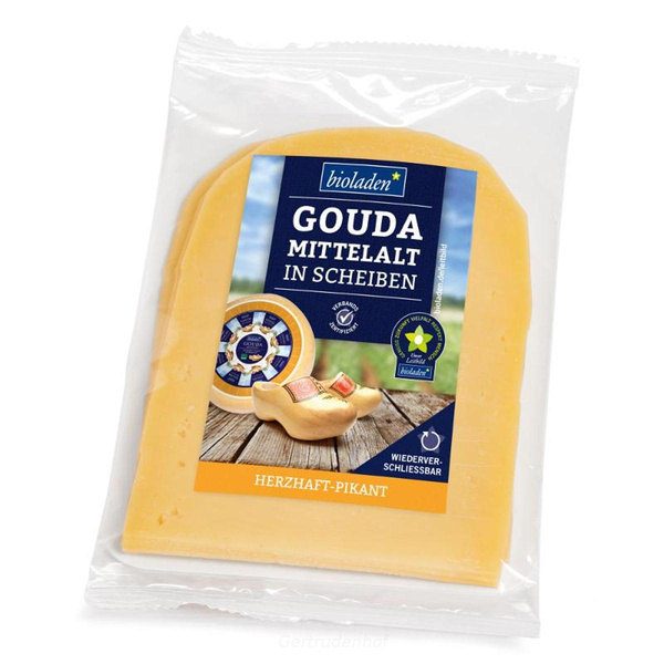Produktfoto zu Gouda mittelalt Scheiben 150 g