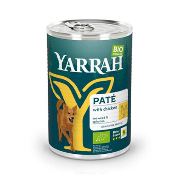 Produktfoto zu Hund Paté Huhn 400g Yarrah