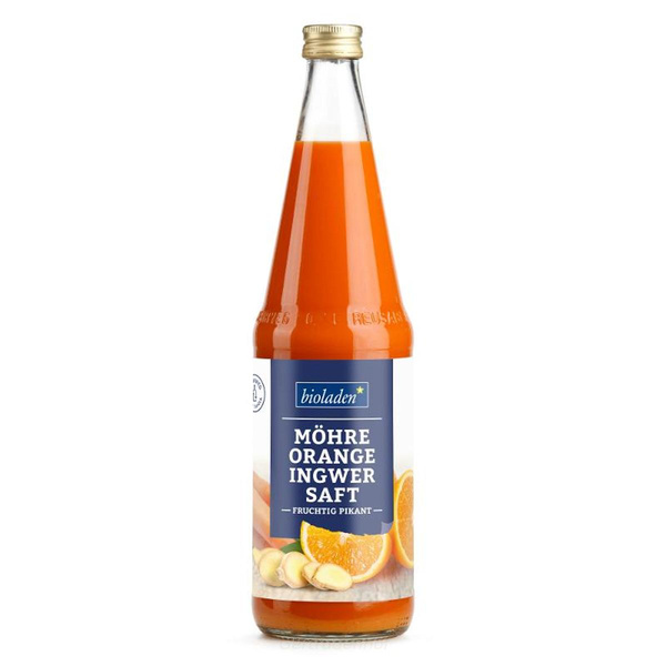 Produktfoto zu Möhre-Orange-Ingwer Saft WBI