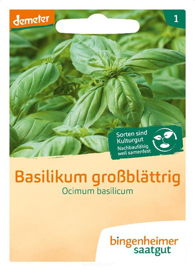 Produktfoto zu Basilikum großblätt. (Saatgut)
