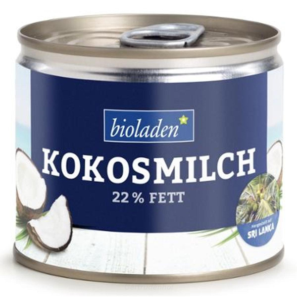 Produktfoto zu Kokosmilch (200 ml, biol)
