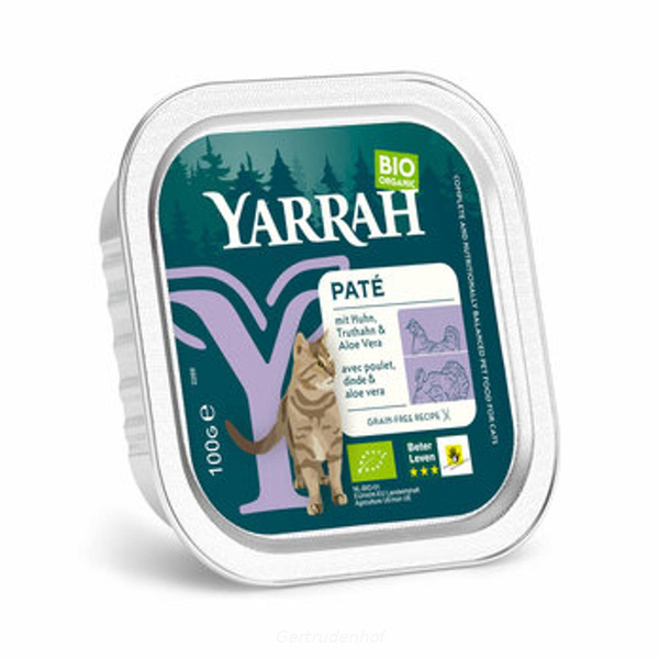 Produktfoto zu Paté Huhn Truthahn 100g Yarrah