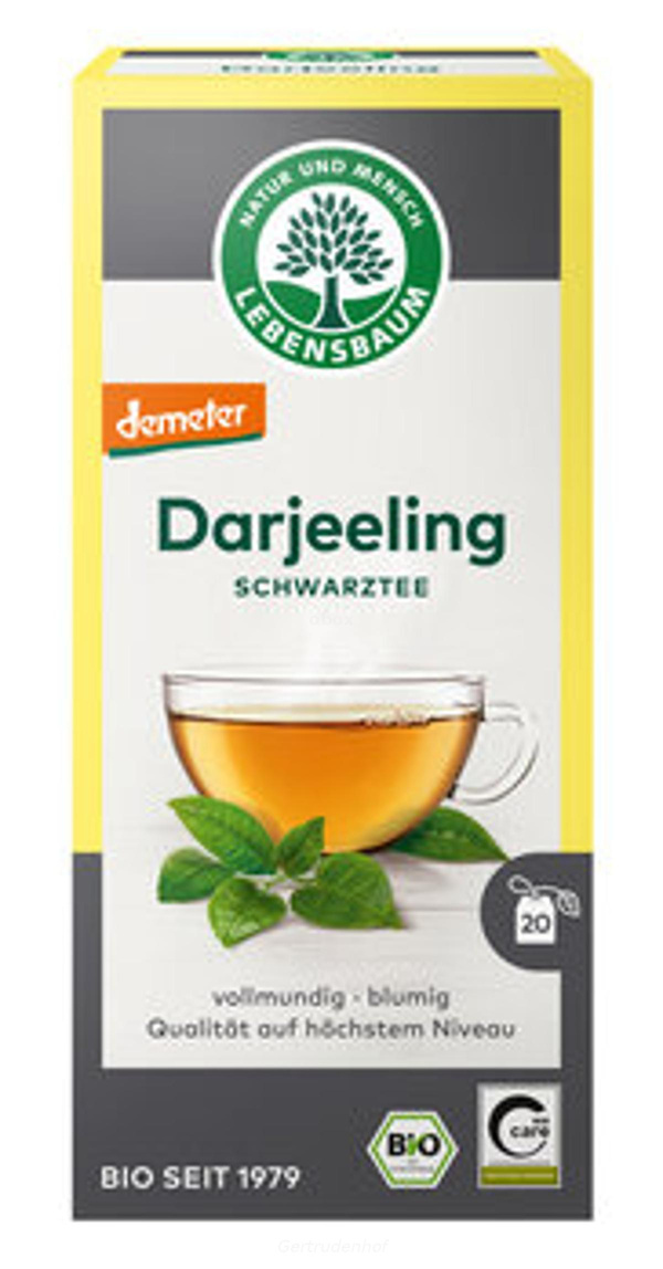 Produktfoto zu Schwarztee Darjeeling TB
