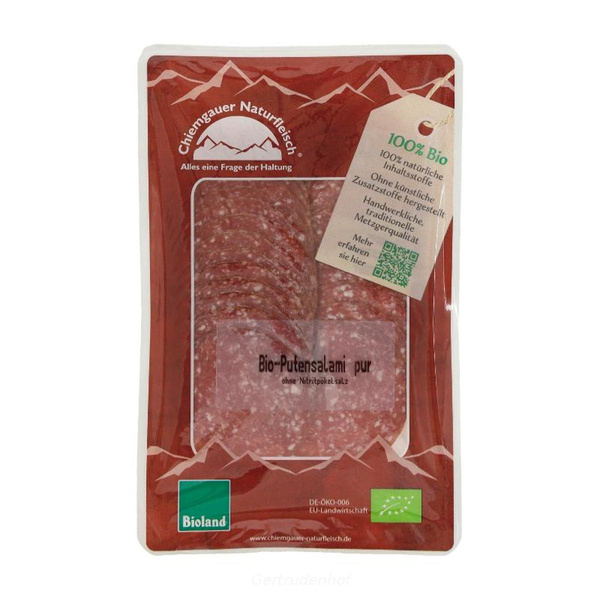 Produktfoto zu Putensalami pur geschn. 75g