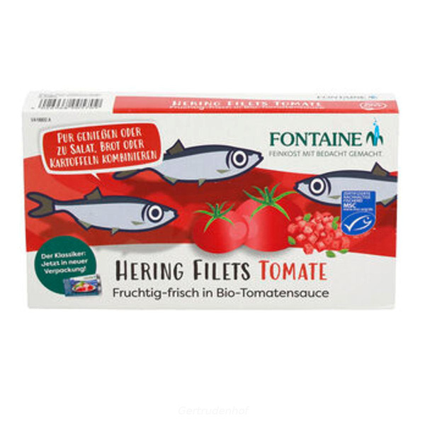 Produktfoto zu Heringsfilet in Tomatensauce