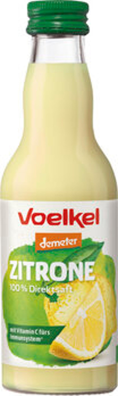 Produktfoto zu Zitronensaft, 0,2 l (VOE)
