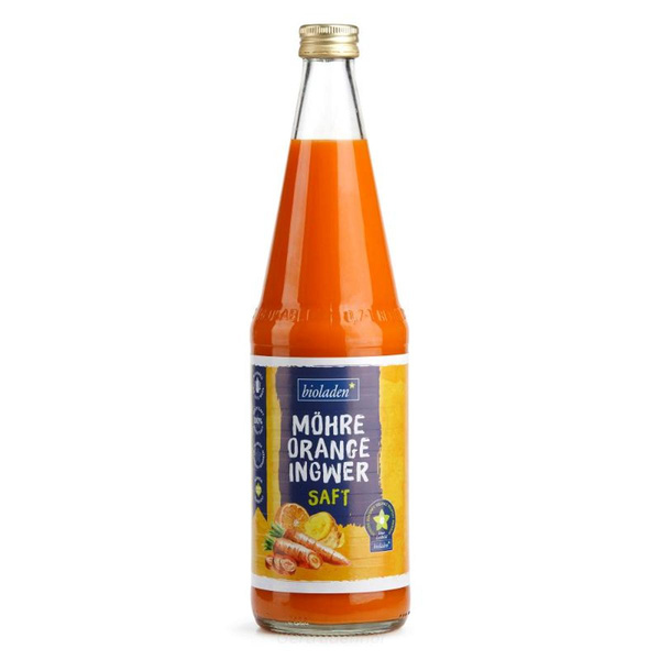 Produktfoto zu Möhre-Orange-Ingwer Saft WBI