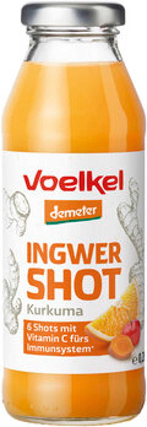 Produktfoto zu Shot Ingwer-Kurku 0,28 L VOE