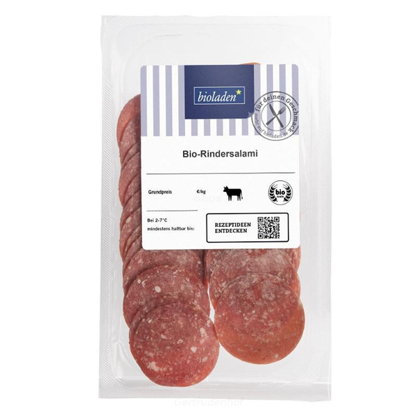 Produktfoto zu Rindersalami Scheiben 80g WBI