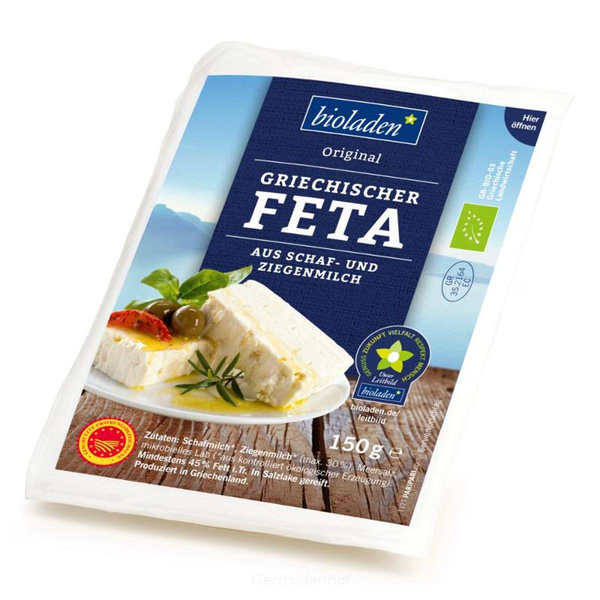Produktfoto zu griechischer Feta 150 g, WBI)