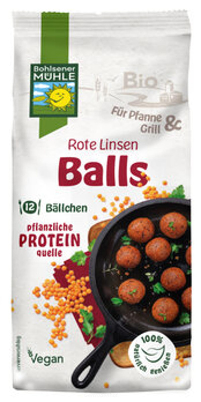 Produktfoto zu Rote Linsen Balls (BOL)