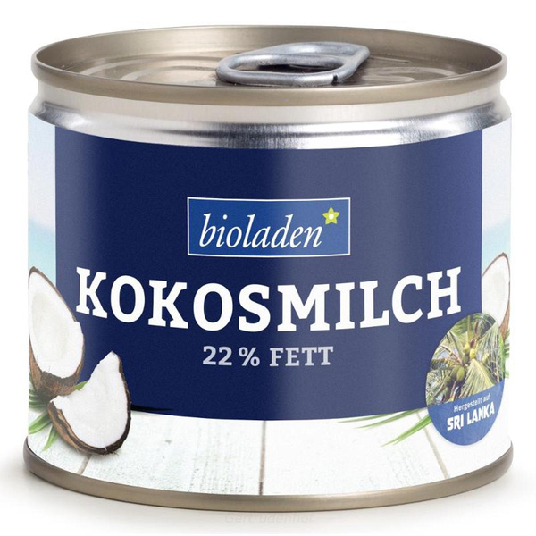 Produktfoto zu Kokosmilch (200 ml, biol)