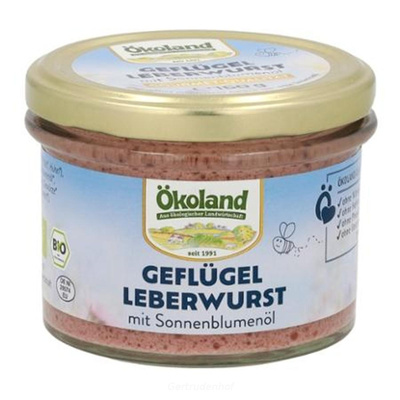 Produktfoto zu Geflügel Leberwurst Gourm. ÖKL