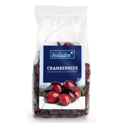 Produktfoto zu Cranberries gesüßt 200 g WBI