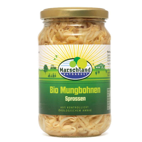 Produktfoto zu Mungobohnensprossen Glas MAR