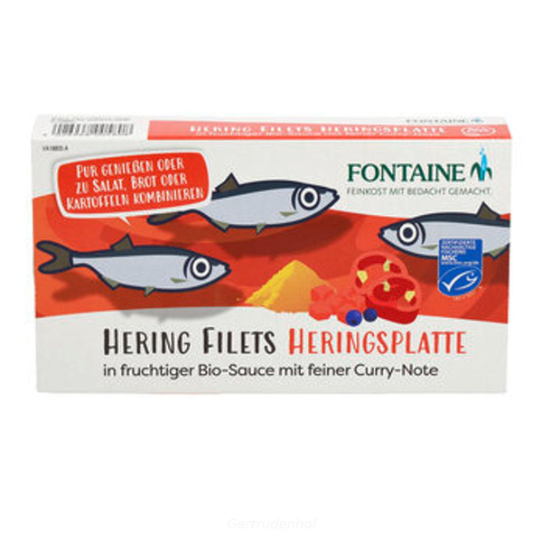 Produktfoto zu Fisch: Heringsplatte mit Gemüs