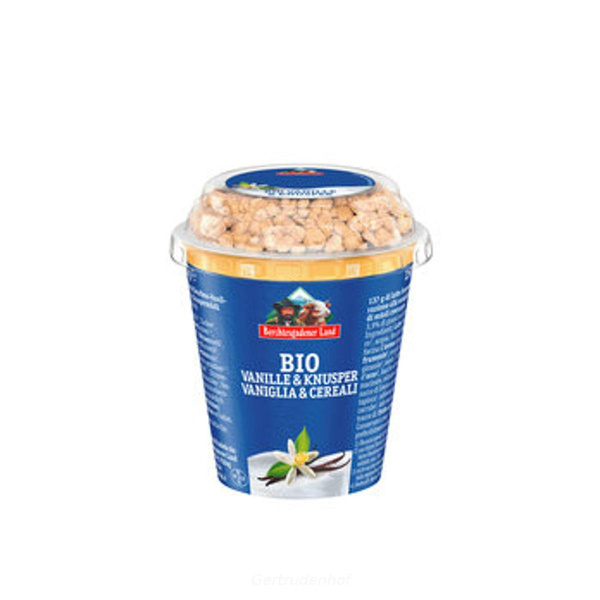 Produktfoto zu Joghurt Knusper Vanille 150g