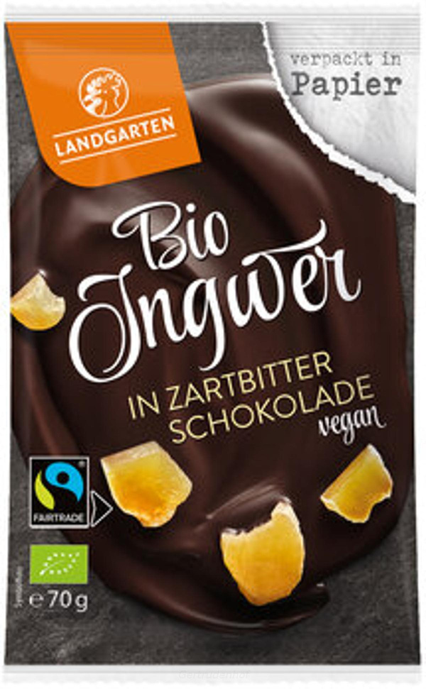 Produktfoto zu Ingwer in Zartbitter Schoko