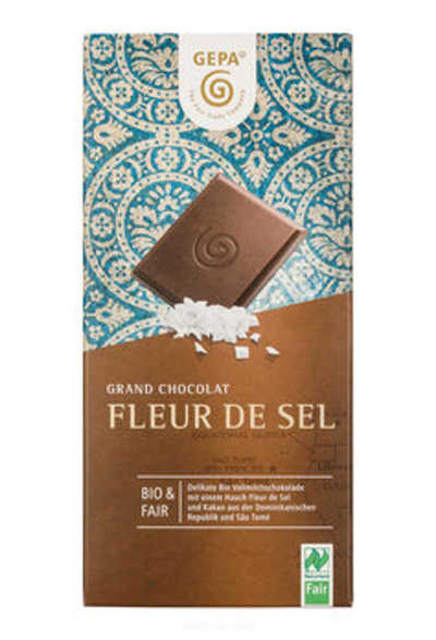 Produktfoto zu Schokolade Fleur de Sel GEPA