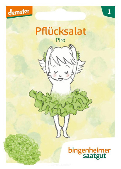 Produktfoto zu Pflücksalat Eichblatt Saatgut