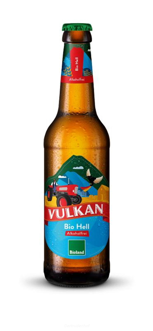 Produktfoto zu Vulkan Bier Hell alkoholfrei