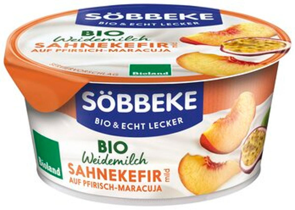 Produktfoto zu Sahnekefir Pfirsich Maracuja