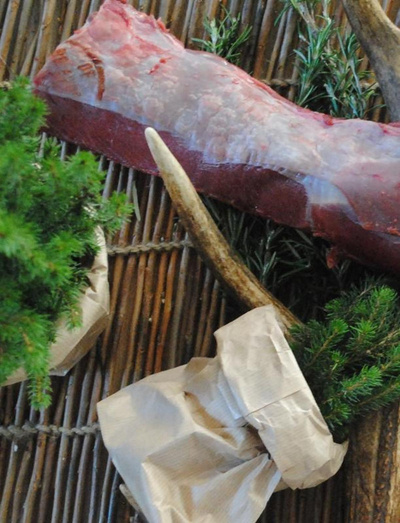 Produktfoto zu Hirschrücken o. Knochen 1,25kg