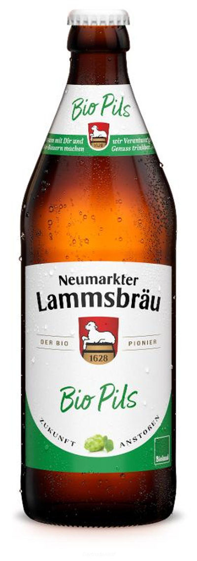Produktfoto zu Lammsbräu Bio Pils (0,5L)