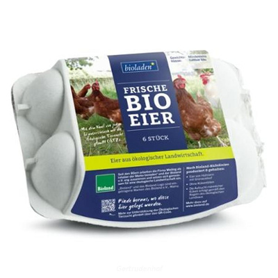 Produktfoto zu Eier 6 Stück Bioland, regional
