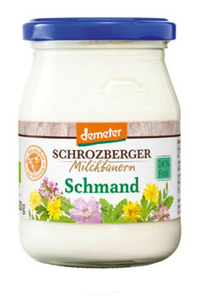 Produktfoto zu Schmand Glas 24% 250 g (SBG)