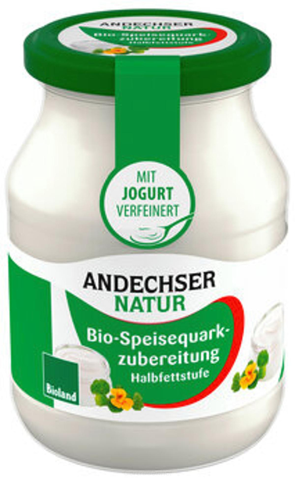 Produktfoto zu Speisequarkzubereit. Glas AND