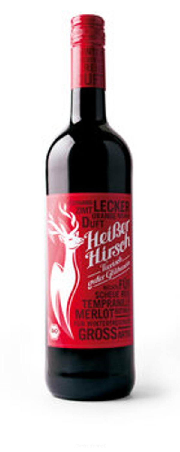 Produktfoto zu Heißer Hirsch rot 0,75 L HHI
