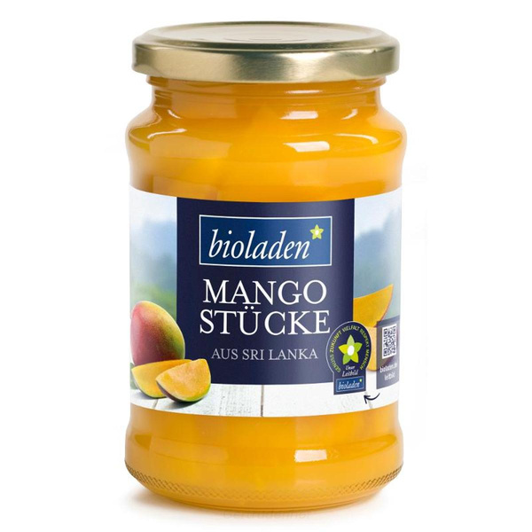 Produktfoto zu A-Mangostücke 370ml Glas WBI