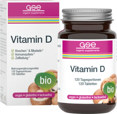 Produktfoto zu Vitamin D Compact 120 Tabl GSE