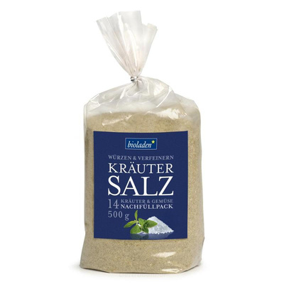 Produktfoto zu Kräutersalz 500g Beutel (WBI)