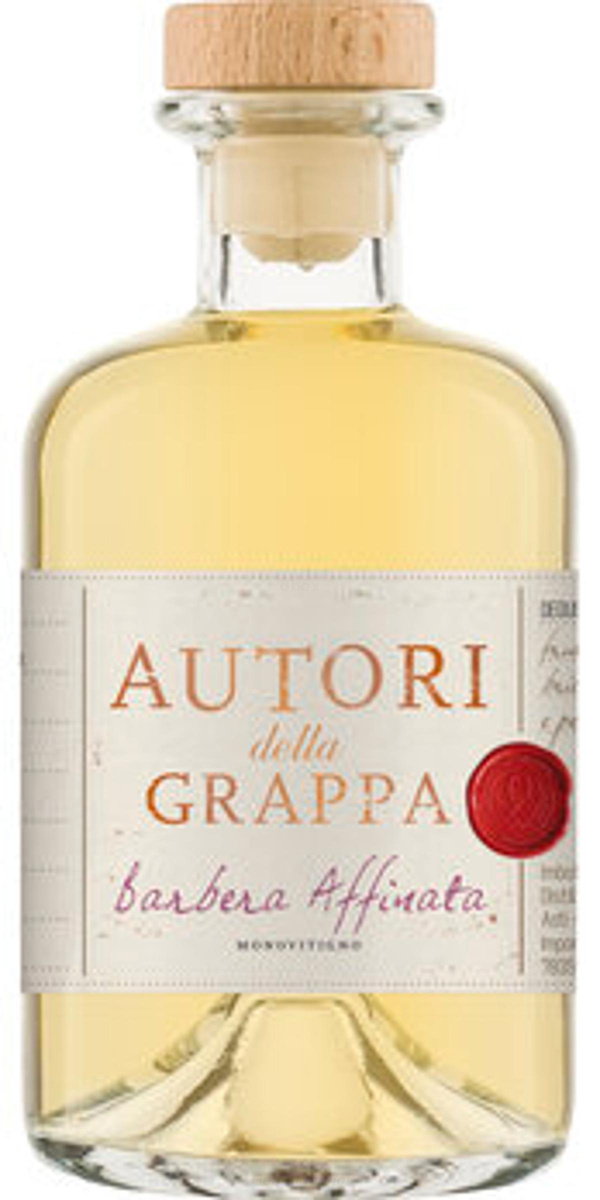 Produktfoto zu Grappa Barbera Affinata 0,5L