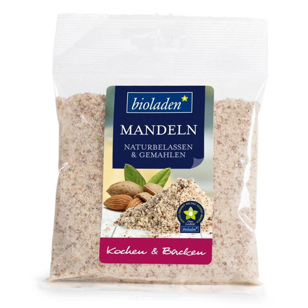 Produktfoto zu Mandeln gemahlen 100 g (WBI)