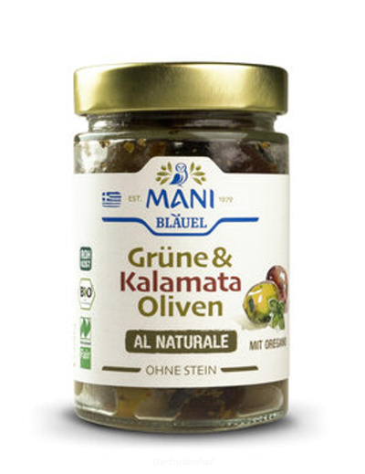 Produktfoto zu Grüne & Kalamata Oliven MBL
