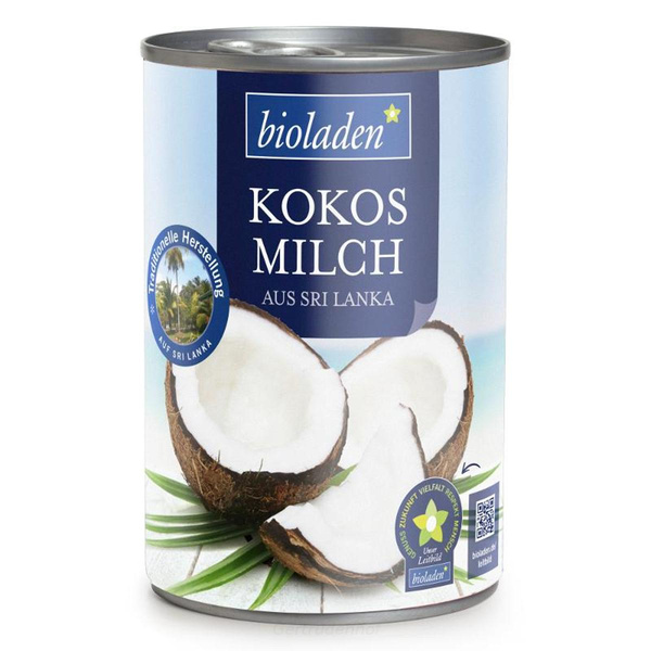 Produktfoto zu Kokosmilch, 400 ml (biol)