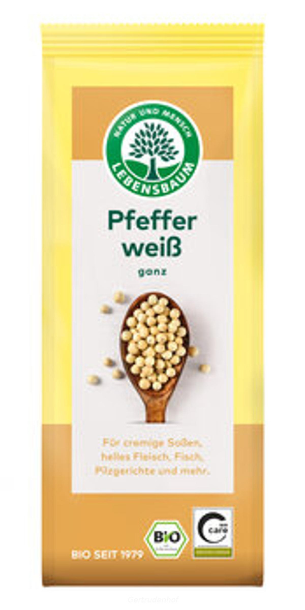 Produktfoto zu A-Pfeffer weiß ganz 50g (LEB)