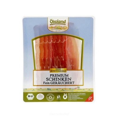 Produktfoto zu Schinken fein geräuchert 80g