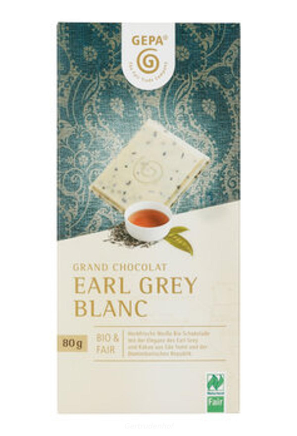 Produktfoto zu Schokolade Earl Grey Blanc GPA